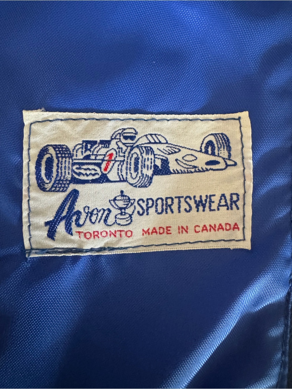 VON SPORTSWEAR Men's ESSO Vintage Racing Jacket RARE! Made in CANADA Medium - Picture 9 of 9
